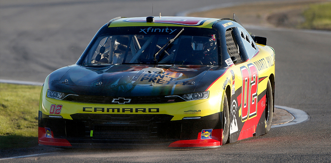 Brett Moffitt Fights for an Eighth Place Finish After a Busy Day for the No.02 Chevy