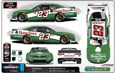 Ty Dillon Returns to the Our Motorsports #23 with Hometown Lenders, Inc.