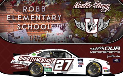 Our Motorsports, Larry’s Hard Lemonade, and Jeb Burton Look to Raise Funds for Families Impacted by Robb Elementary School Tragedy Through Special Paint Scheme at PIR